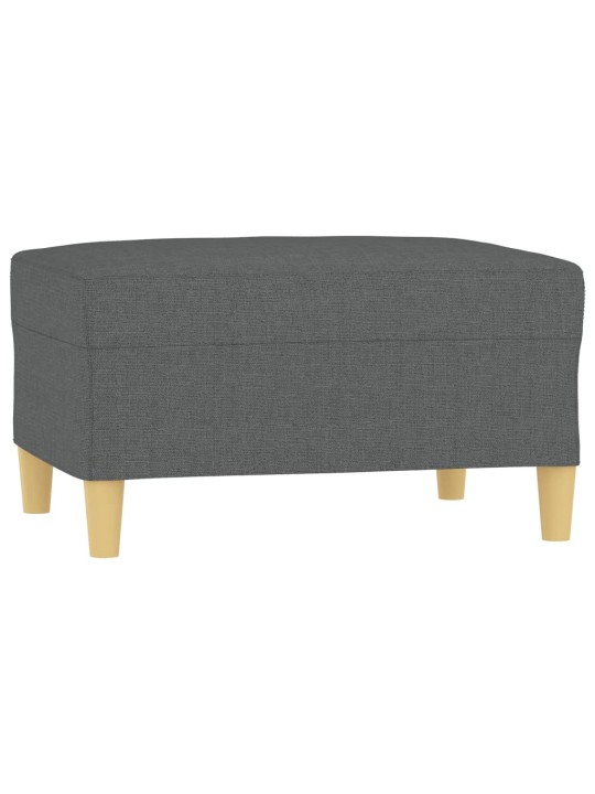 Podnožka tmavě šedá 70 x 55 x 41 cm textil