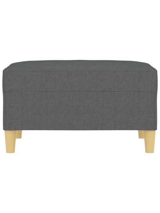 Podnožka tmavě šedá 70 x 55 x 41 cm textil