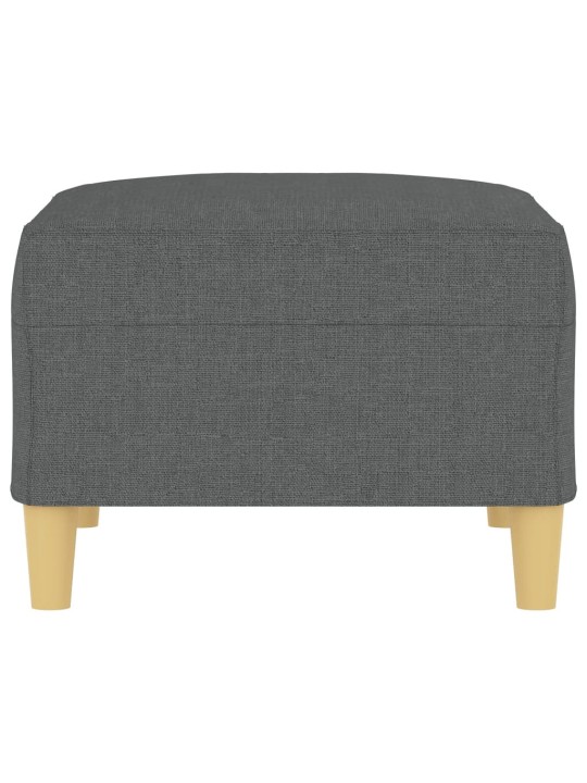 Podnožka tmavě šedá 70 x 55 x 41 cm textil
