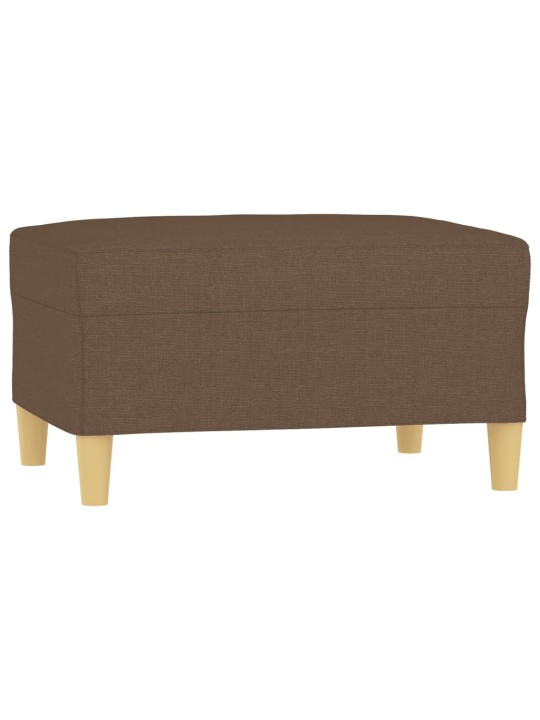 Podnožka hnědá 70x55x41 cm textil