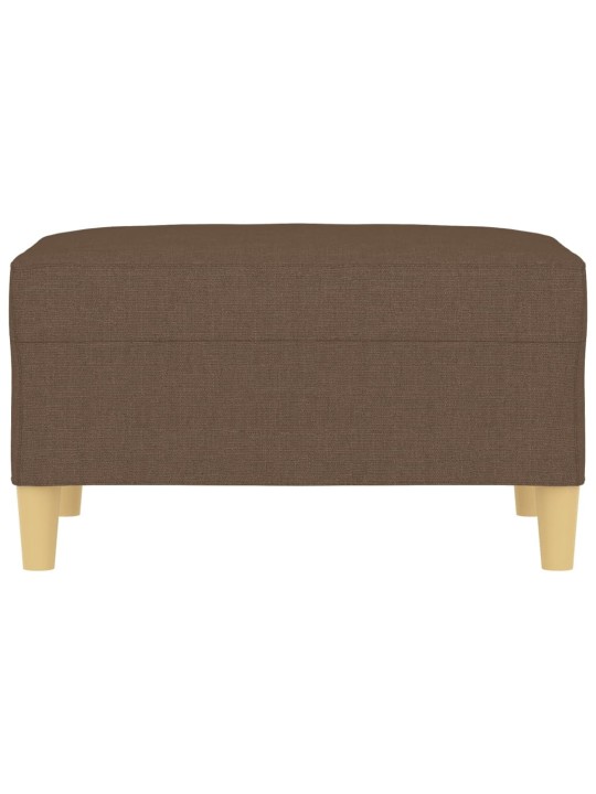 Podnožka hnědá 70x55x41 cm textil