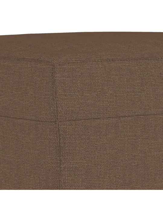Podnožka hnědá 70x55x41 cm textil