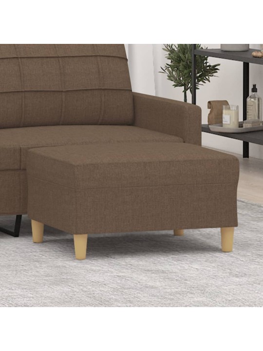 Podnožka hnědá 70x55x41 cm textil