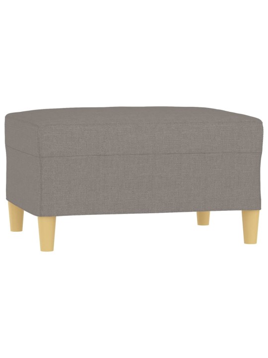 Podnožka taupe 70x55x41 cm textil