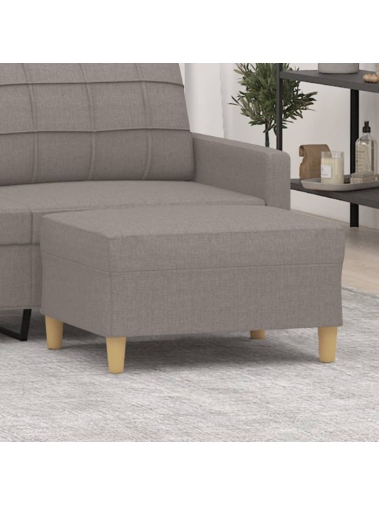 Podnožka taupe 70x55x41 cm textil