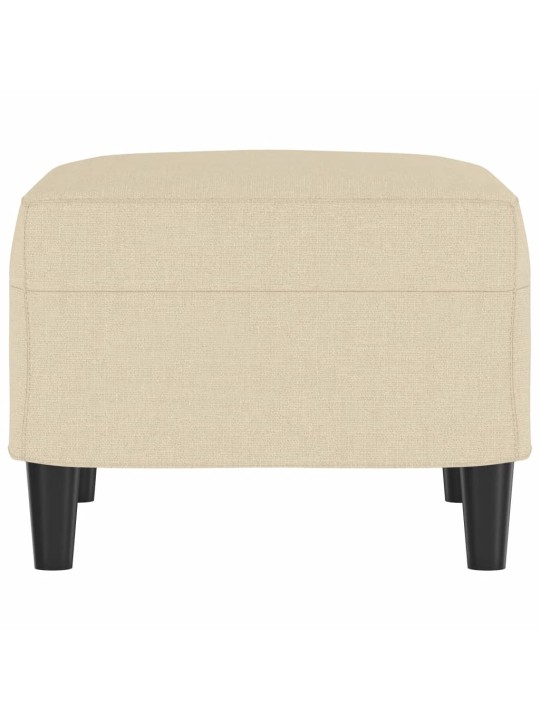 Podnožka krémová 60 x 50 x 41 cm textil