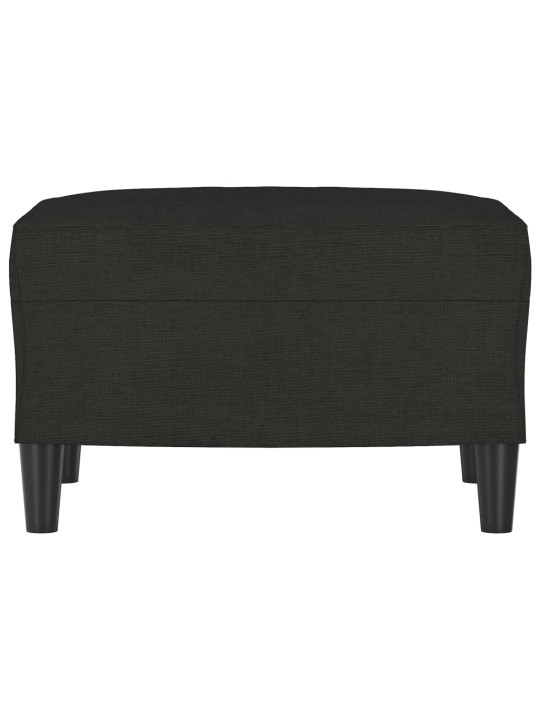 Podnožka černá 60 x 50 x 41 cm textil
