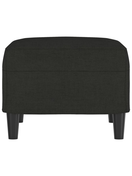 Podnožka černá 60 x 50 x 41 cm textil