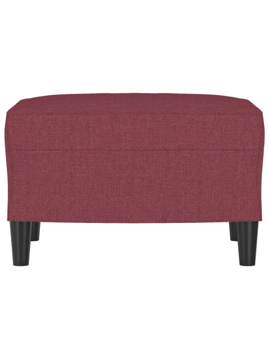 Podnožka vínová 60 x 50 x 41 cm textil