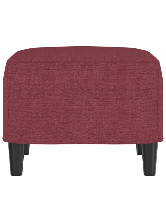 Podnožka vínová 60 x 50 x 41 cm textil
