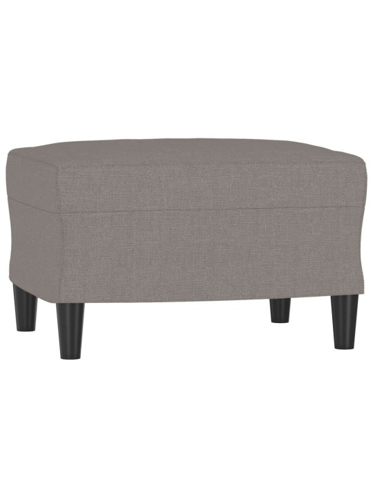 Podnožka taupe 60 x 50 x 41 cm textil