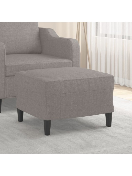 Podnožka taupe 60 x 50 x 41 cm textil