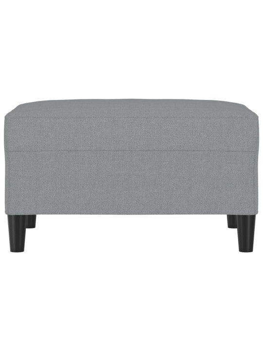 Podnožka světle šedá 70x55x41 cm textil