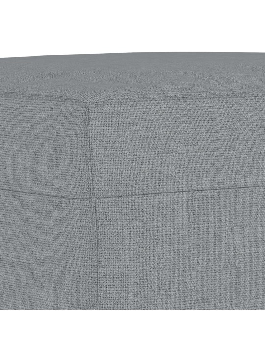 Podnožka světle šedá 70x55x41 cm textil