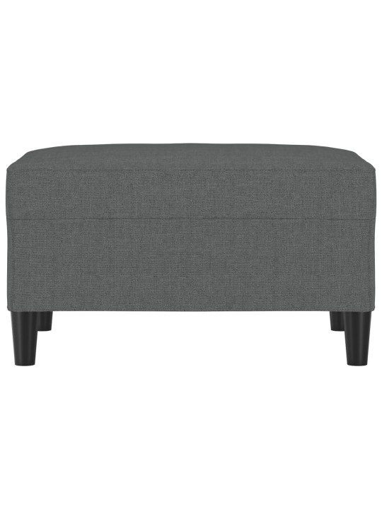 Podnožka tmavě šedá 70 x 55 x 41 cm textil