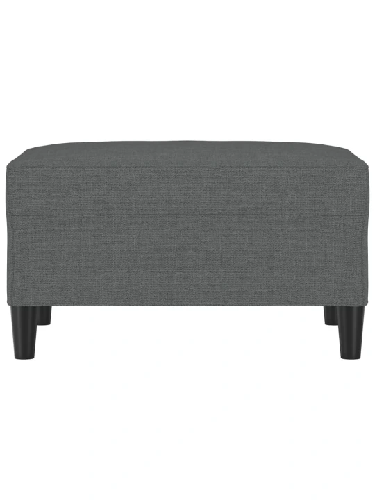 Podnožka tmavě šedá 70 x 55 x 41 cm textil