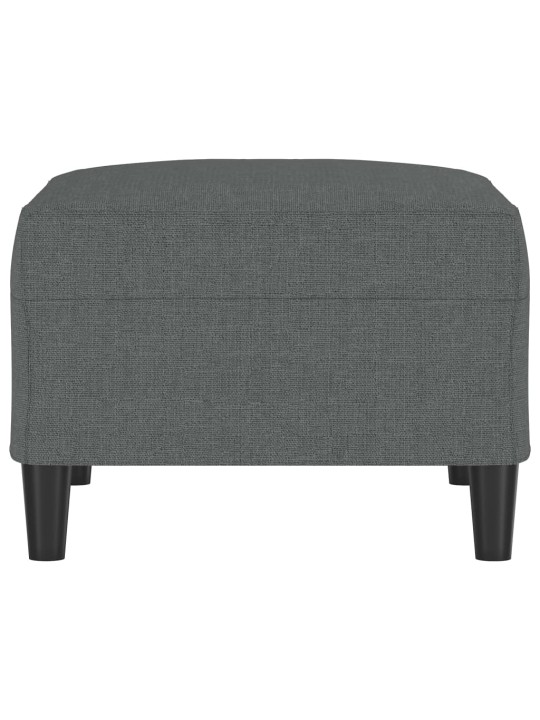 Podnožka tmavě šedá 70 x 55 x 41 cm textil
