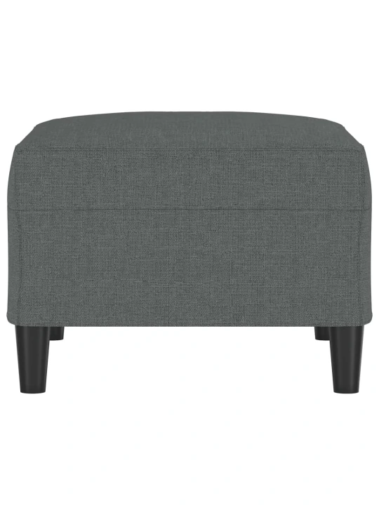 Podnožka tmavě šedá 70 x 55 x 41 cm textil