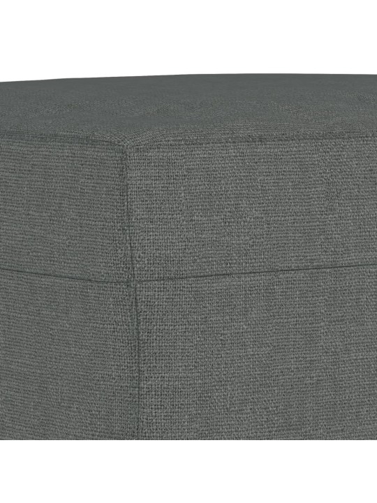 Podnožka tmavě šedá 70 x 55 x 41 cm textil