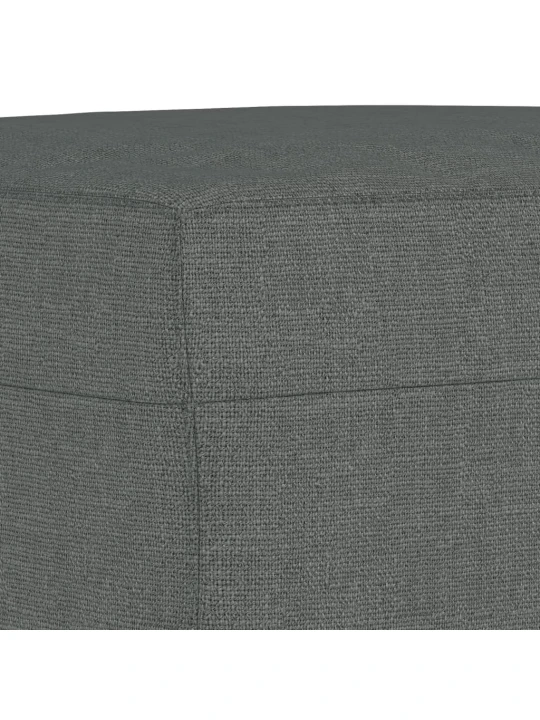 Podnožka tmavě šedá 70 x 55 x 41 cm textil