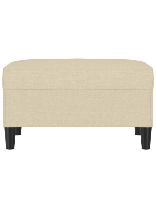 Podnožka krémová 70 x 55 x 41 cm textil