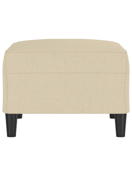 Podnožka krémová 70 x 55 x 41 cm textil