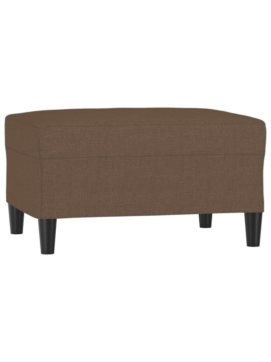 Podnožka hnědá 70x55x41 cm textil
