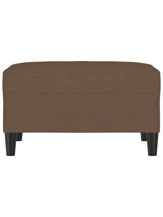 Podnožka hnědá 70x55x41 cm textil