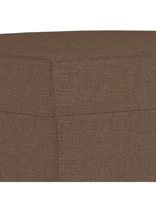 Podnožka hnědá 70x55x41 cm textil