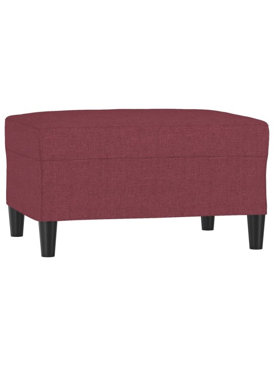 Podnožka vínová 70x55x41 cm textil