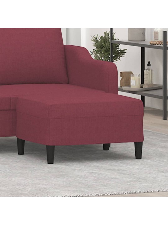 Podnožka vínová 70x55x41 cm textil
