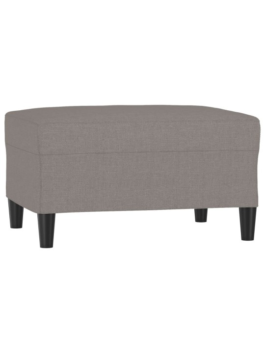 Podnožka taupe 70x55x41 cm textil