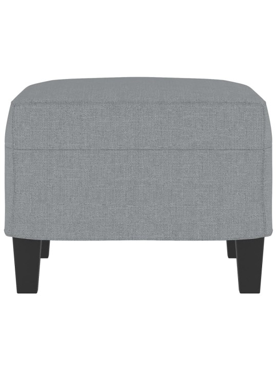 Podnožka světle šedá 60 x 50 x 41 cm textil