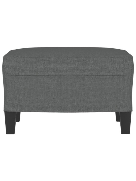 Podnožka tmavě šedá 60 x 50 x 41 cm textil
