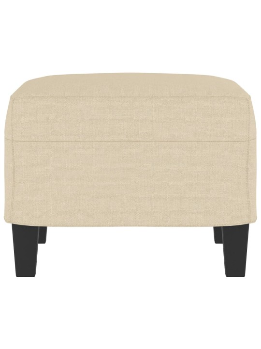 Podnožka krémová 60 x 50 x 41 cm textil