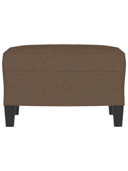 Podnožka hnědá 60 x 50 x 41 cm textil