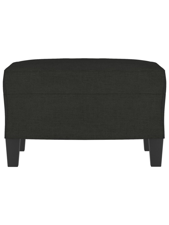 Podnožka černá 60 x 50 x 41 cm textil