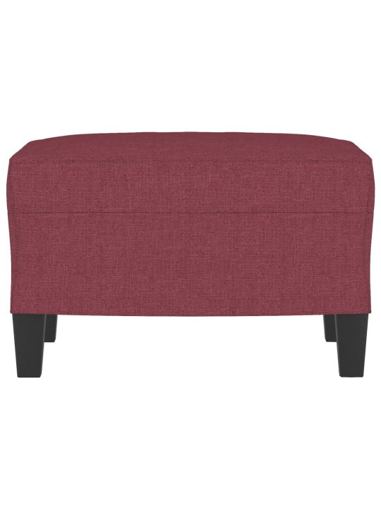 Podnožka vínová 60 x 50 x 41 cm textil