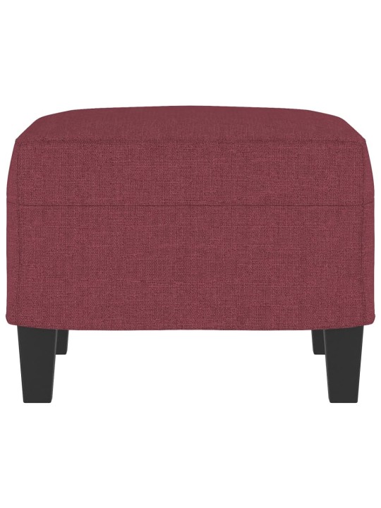Podnožka vínová 60 x 50 x 41 cm textil