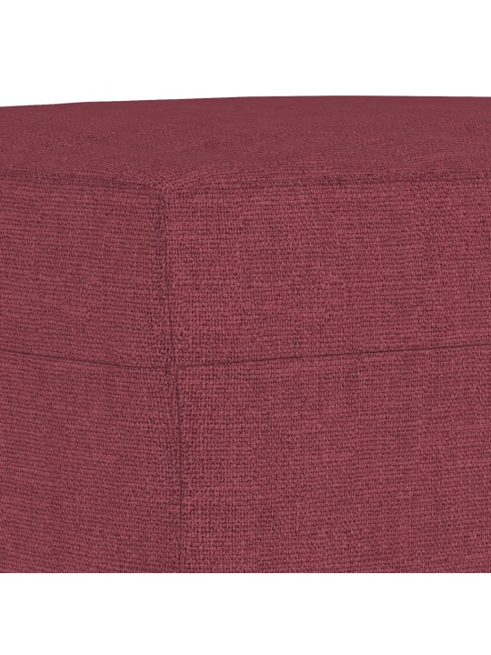 Podnožka vínová 60 x 50 x 41 cm textil