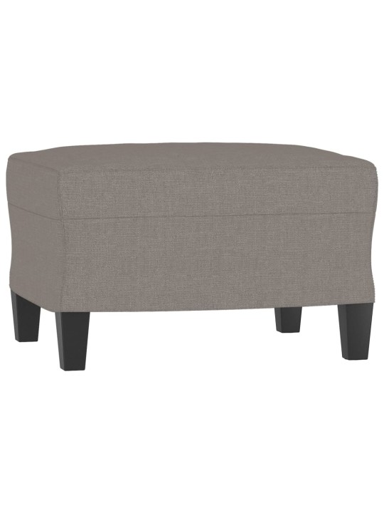 Podnožka taupe 60 x 50 x 41 cm textil