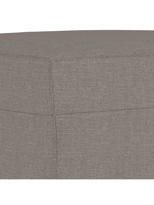Podnožka taupe 60 x 50 x 41 cm textil