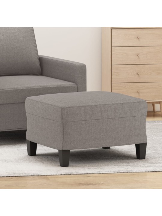 Podnožka taupe 60 x 50 x 41 cm textil