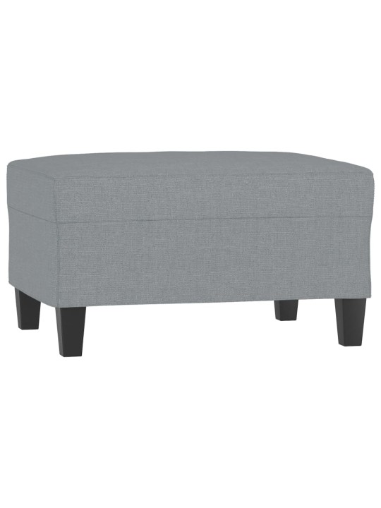 Podnožka světle šedá 70x55x41 cm textil