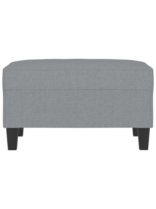 Podnožka světle šedá 70x55x41 cm textil