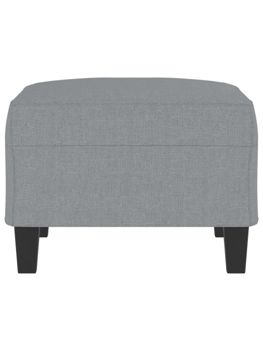 Podnožka světle šedá 70x55x41 cm textil