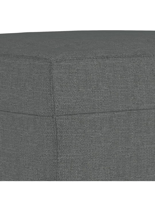 Podnožka tmavě šedá 70 x 55 x 41 cm textil