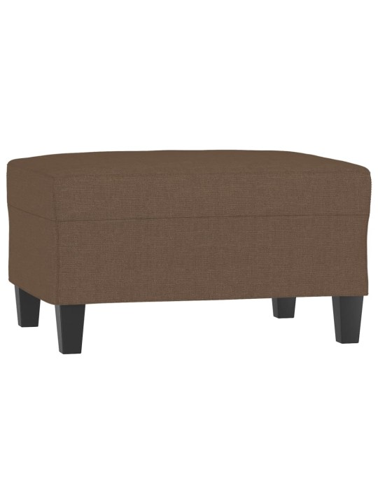 Podnožka hnědá 70x55x41 cm textil