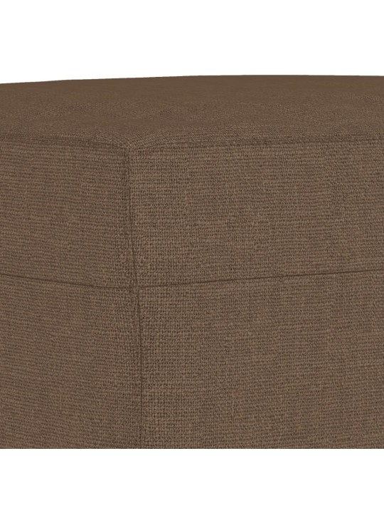 Podnožka hnědá 70x55x41 cm textil