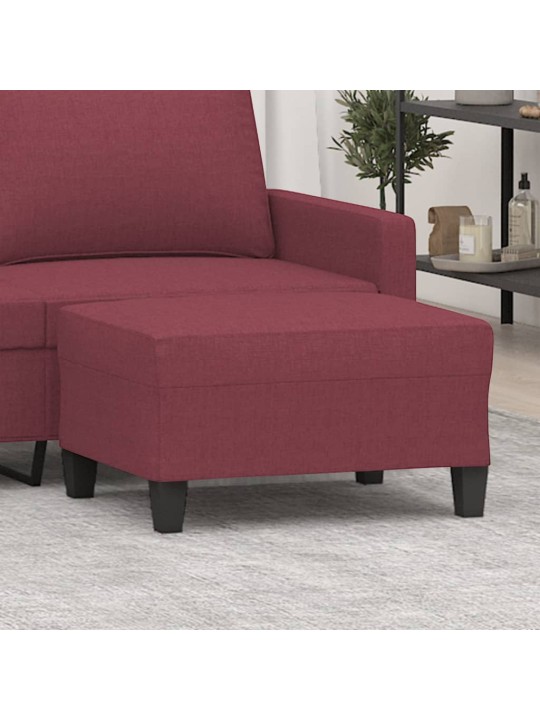 Podnožka vínová 70x55x41 cm textil